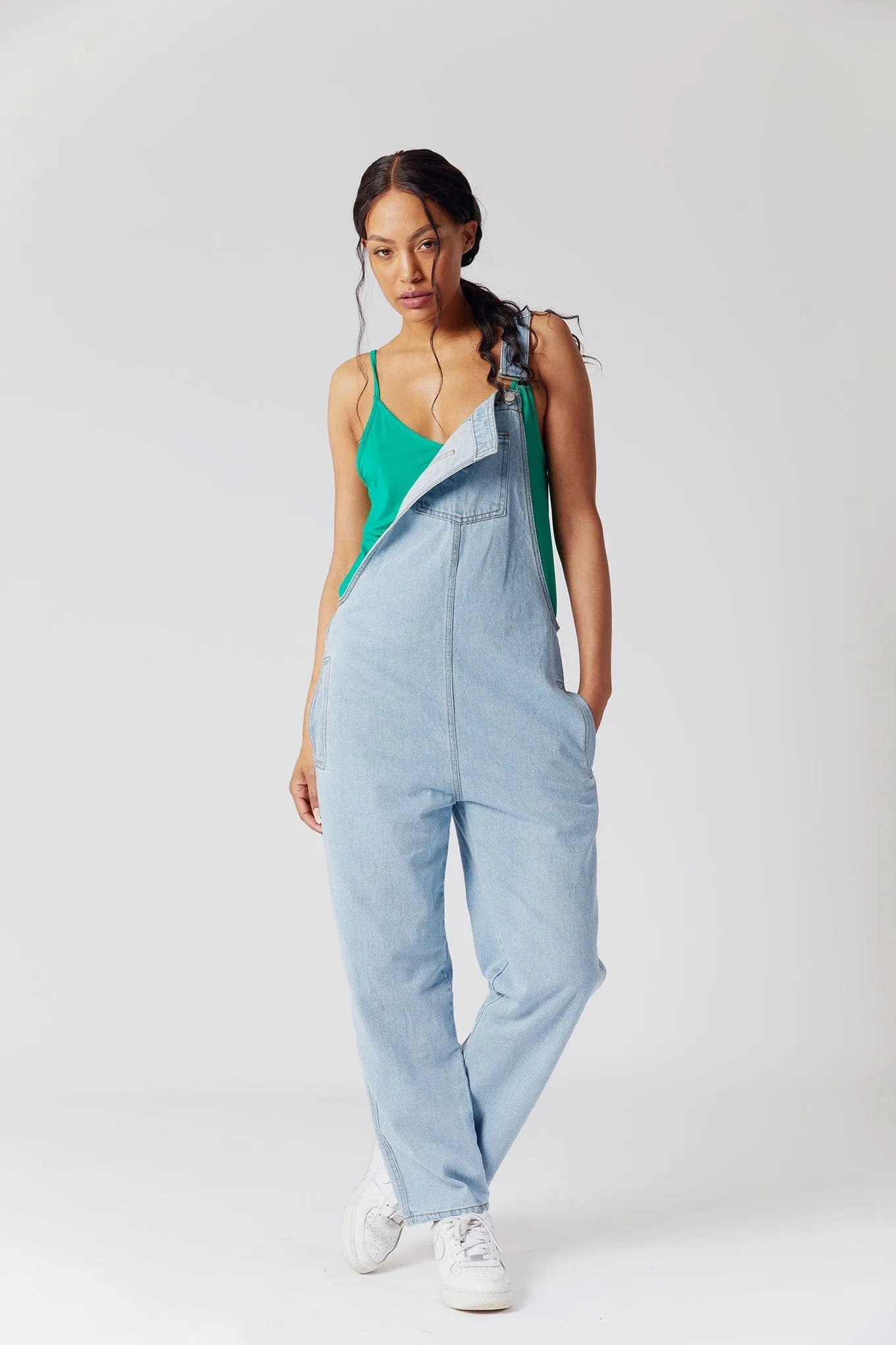 Salopette en Denim Bio Joy | Bleu Clair