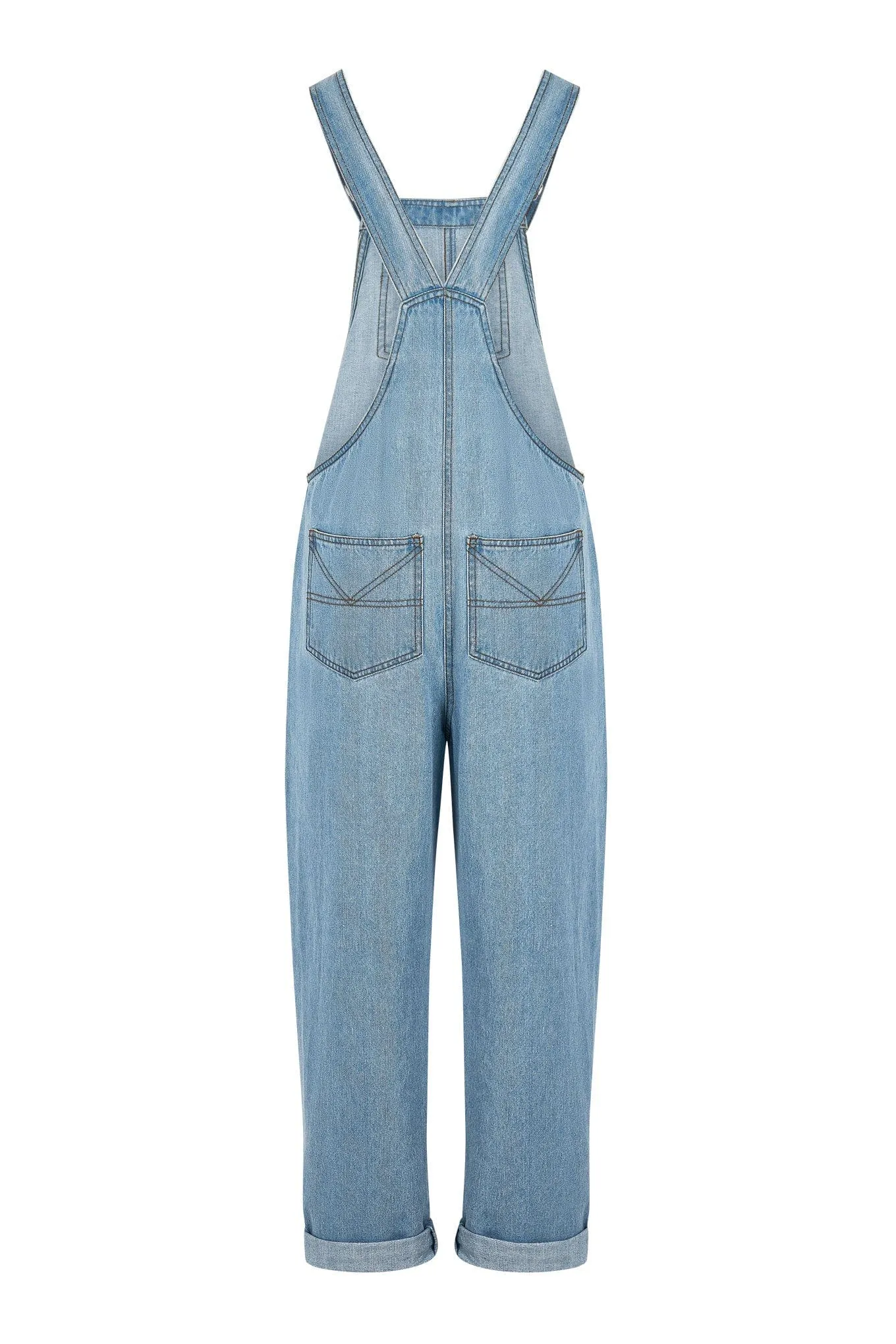 Salopette en Denim Bio Joy | Bleu Clair