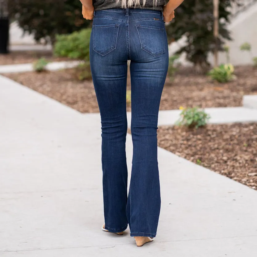 KanCan Jean Flare Petite à Taille Moyenne