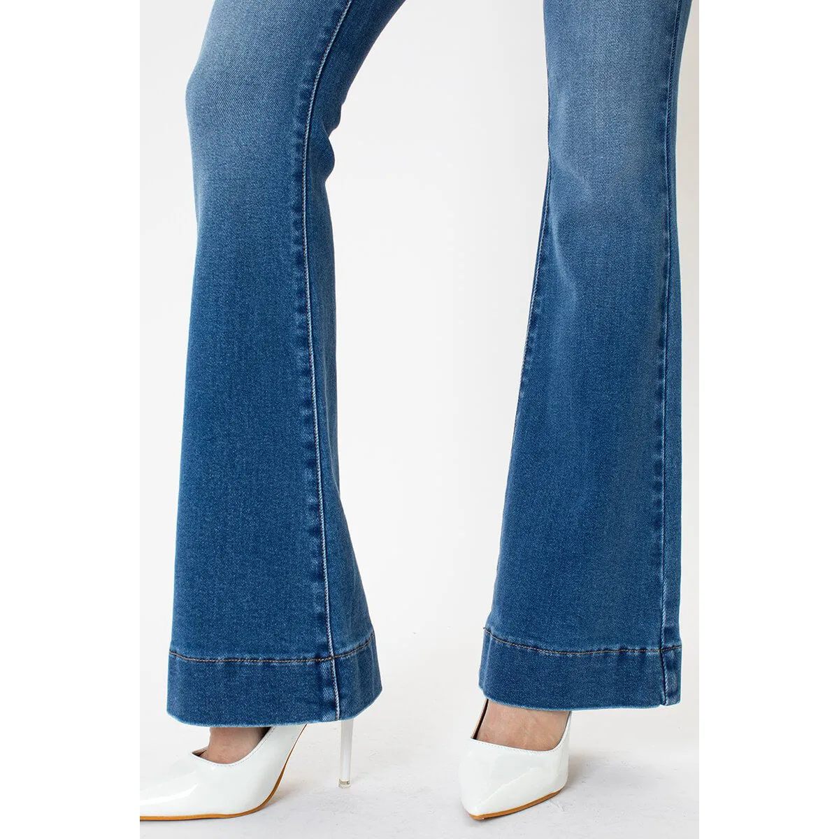 KanCan Roxanne Pantalon à Taille Haute