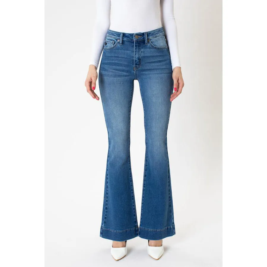 KanCan Roxanne Pantalon à Taille Haute
