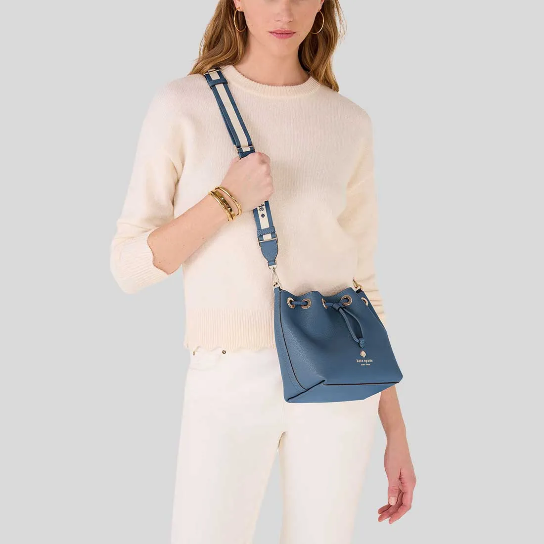 Sac Kate Spade KATE SPADE Emma Petit Seau Bluestone KK071