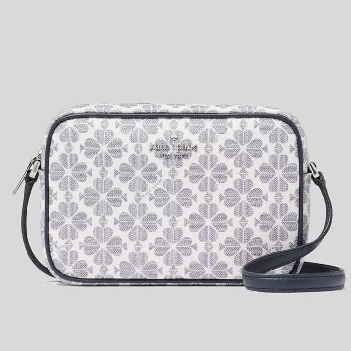 Sac Kate Spade Mini Appareil Photo en PVC Fleuri Marine Multi KG489
