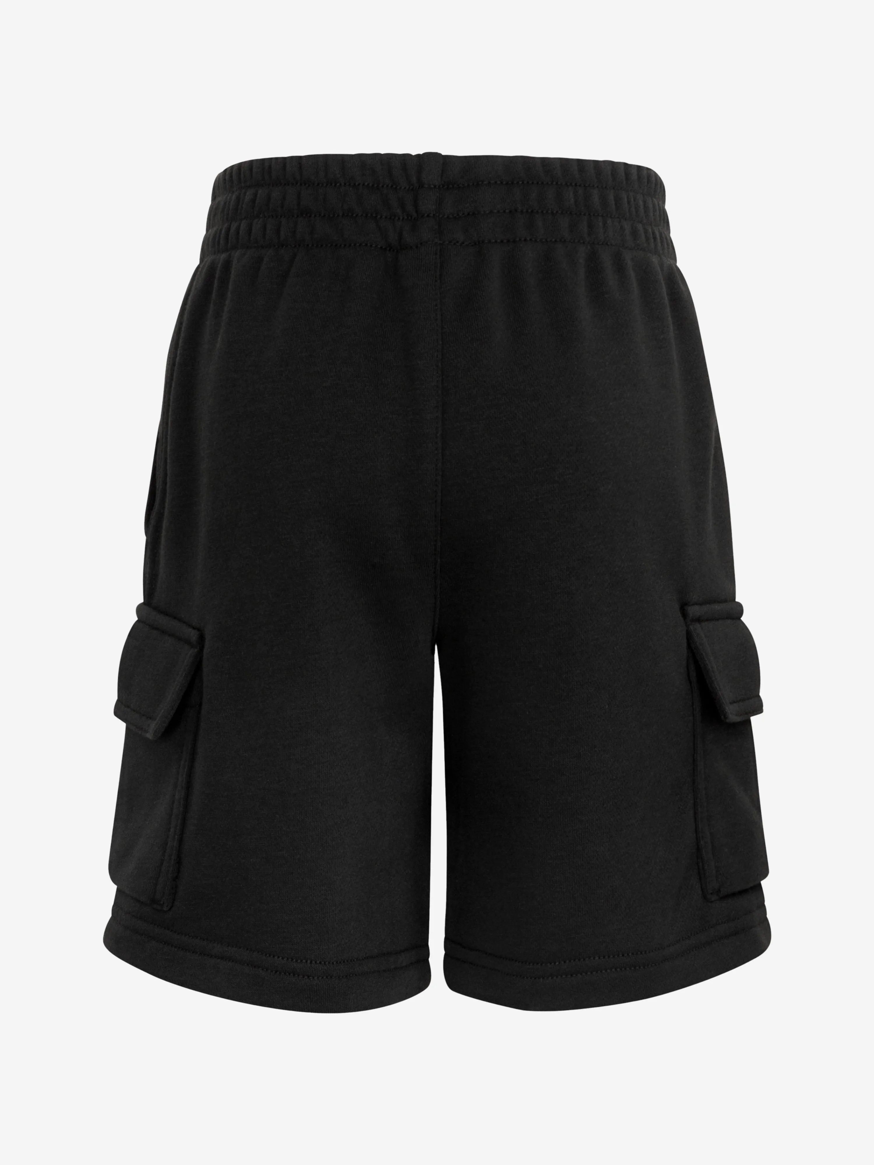 Short cargo pour enfants en noir