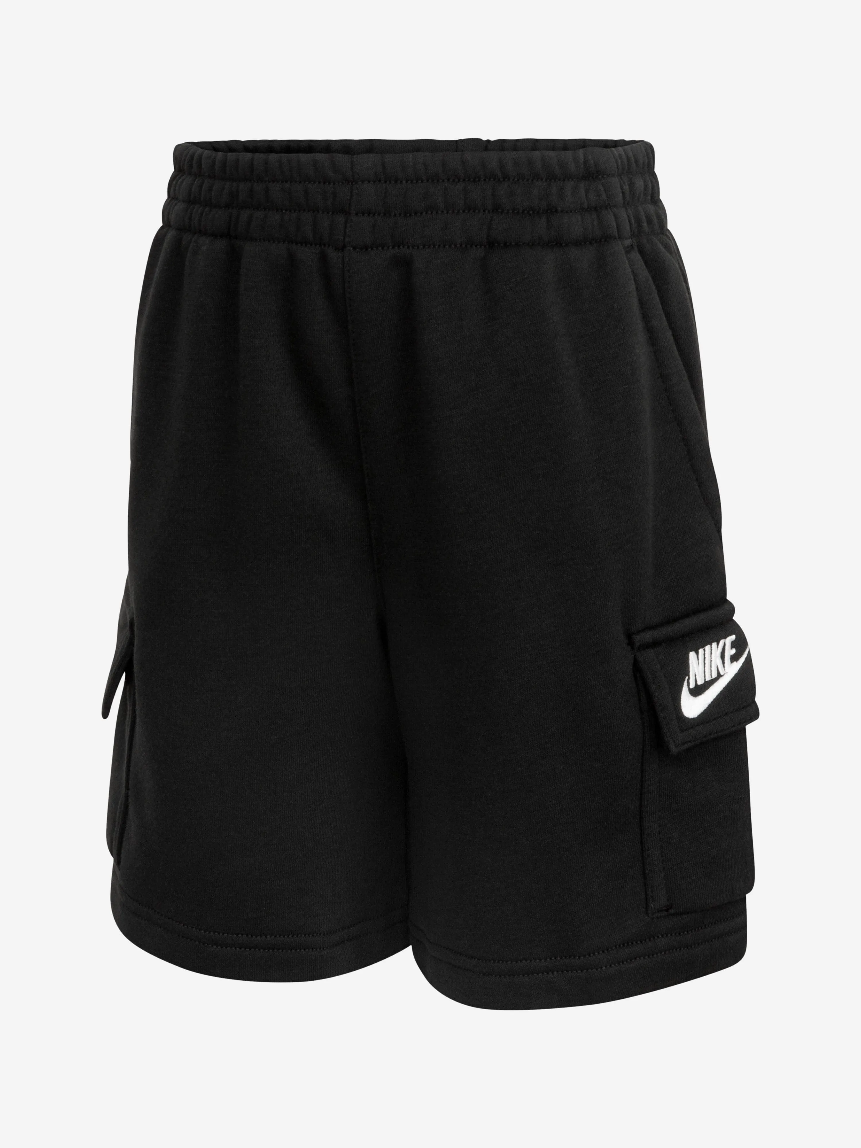 Short cargo pour enfants en noir