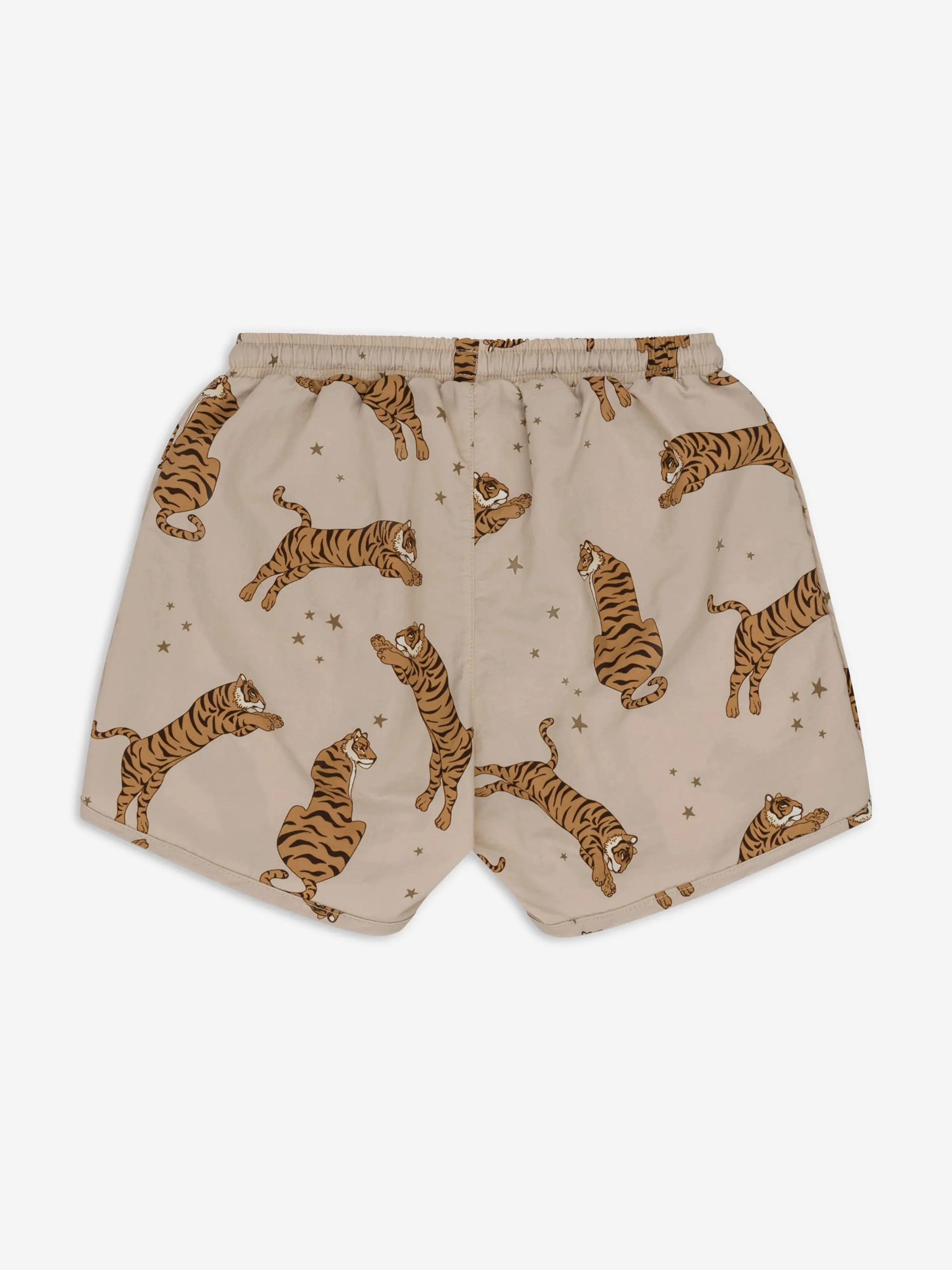 Konges Sløjd Shorts de Bain Garçon Asnou Tigre en Beige