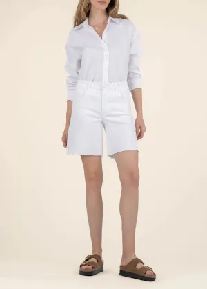 Kut From the Kloth Bermuda Hailey à taille haute avec ourlet brut