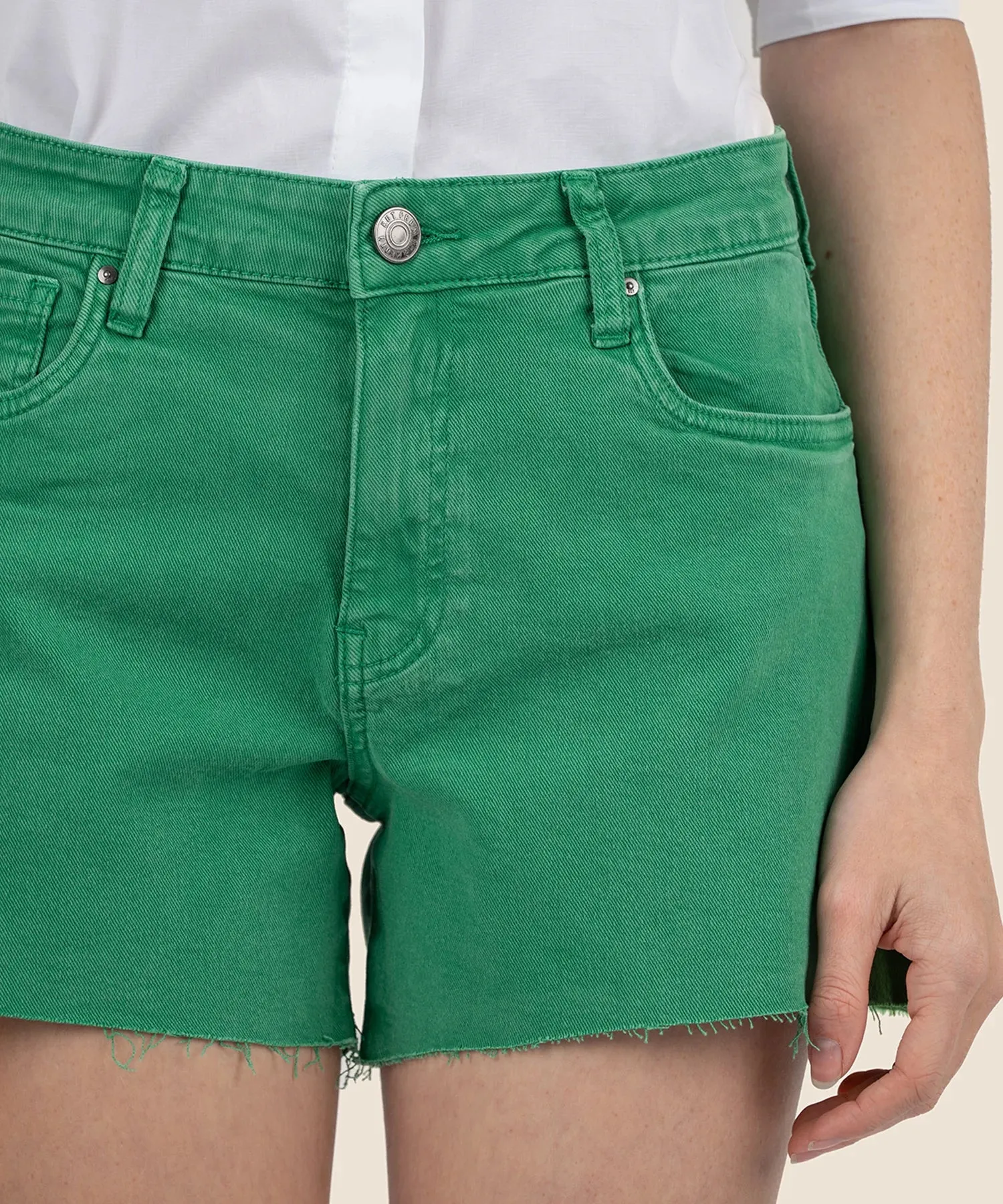 Kut From the Kloth Jane Short à Taille Haute - Vert