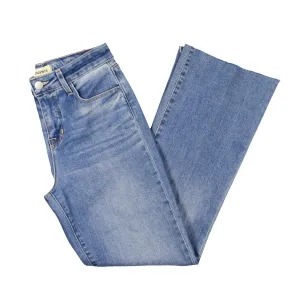 L'Agence Jeans Cropés Femme Taille Haute Lavage Moyen