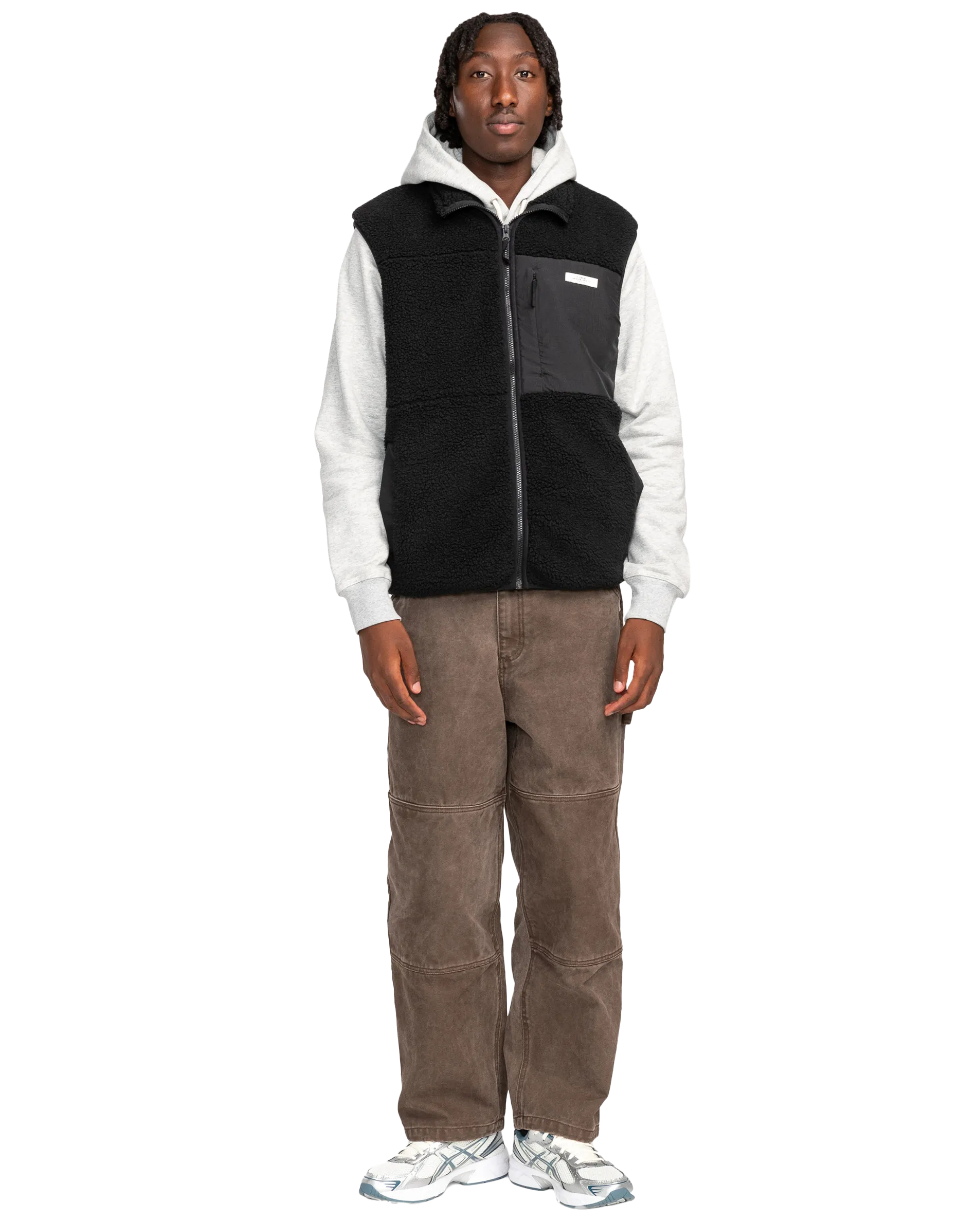Lac Gilet en Noir Flint