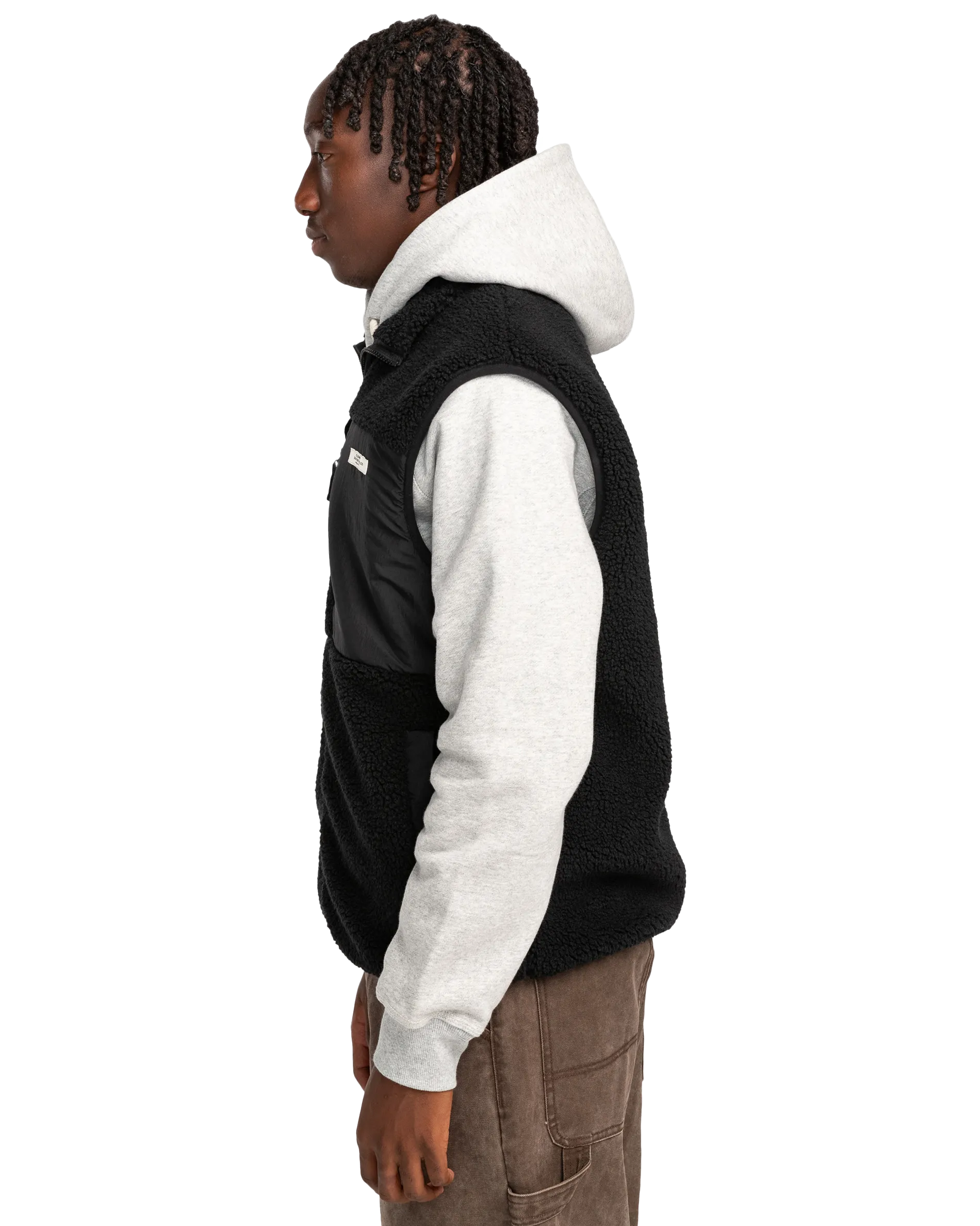 Lac Gilet en Noir Flint