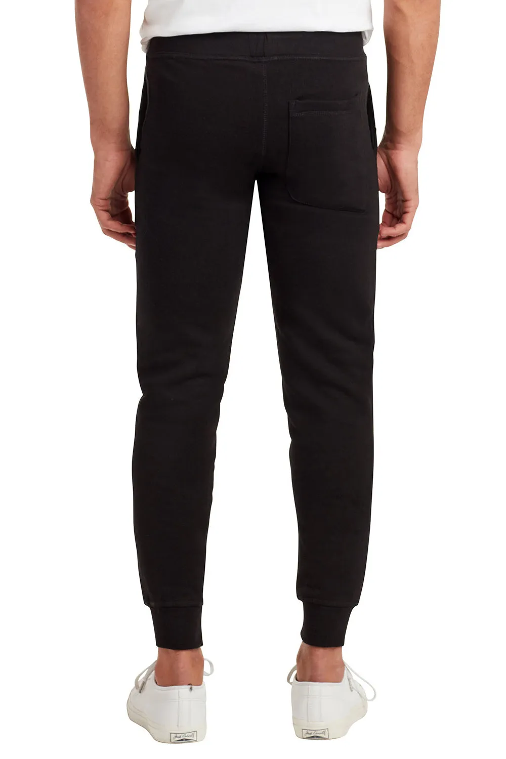 Pantalon de jogging premium pour hommes Lane Seven avec poches - Noir