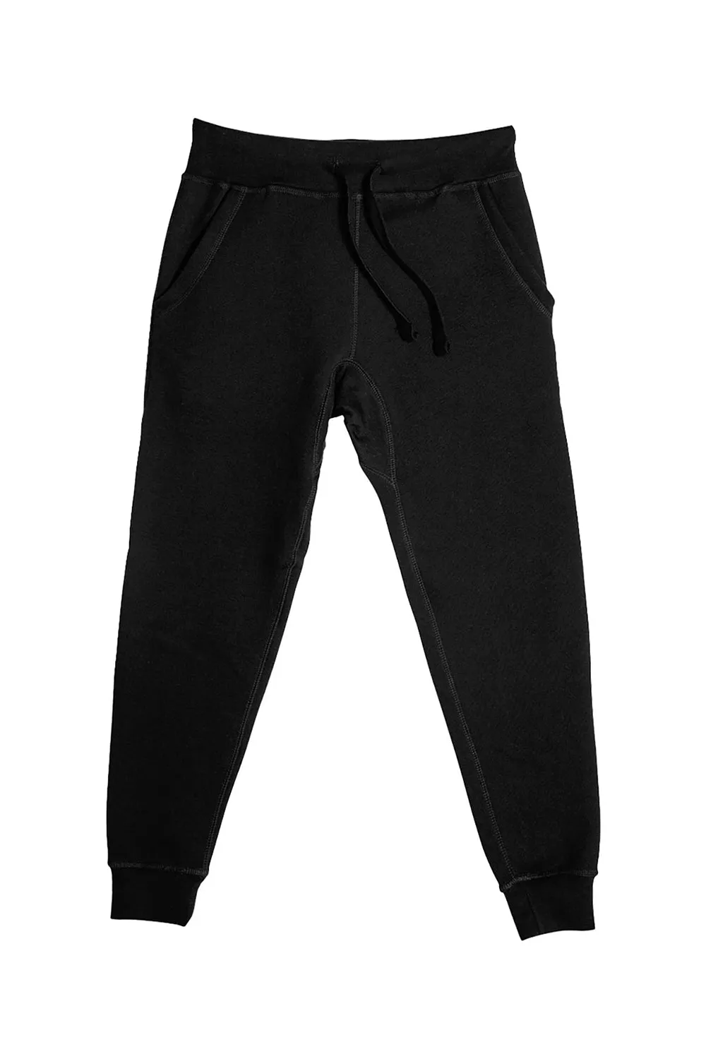 Pantalon de jogging premium pour hommes Lane Seven avec poches - Noir