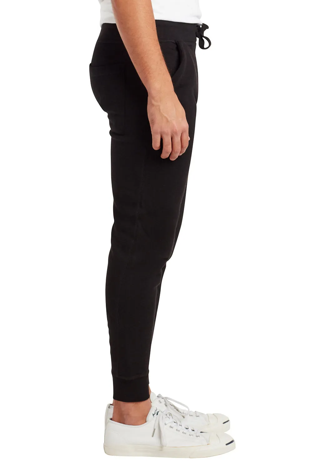 Pantalon de jogging premium pour hommes Lane Seven avec poches - Noir