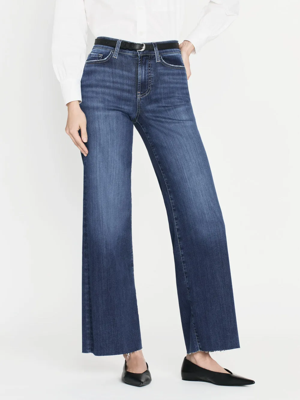 Le Slim Palazzo Raw Hem -- Lupin