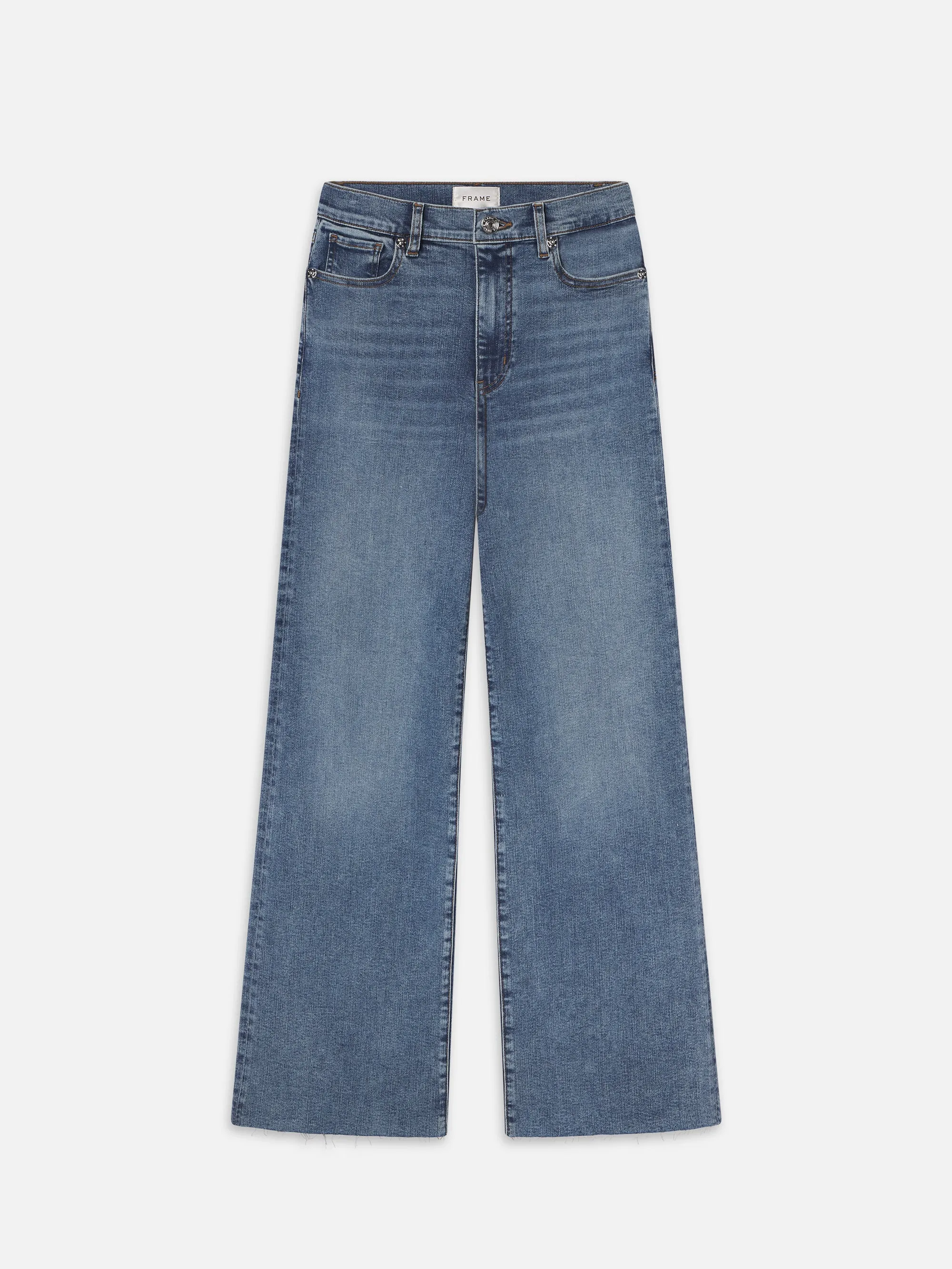 Le Slim Palazzo Raw Hem — Rowley Raw Après