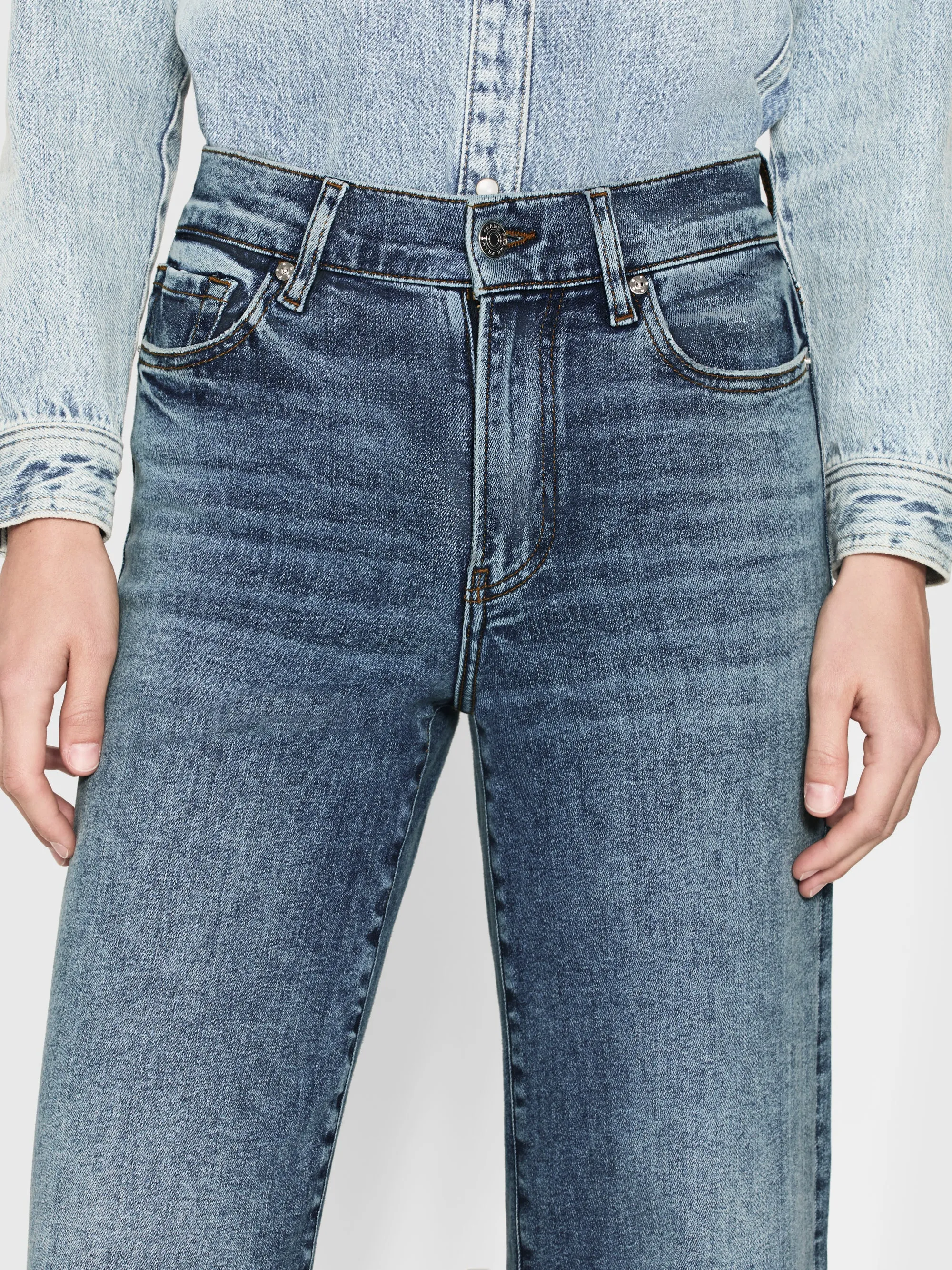 Le Slim Palazzo Raw Hem — Rowley Raw Après