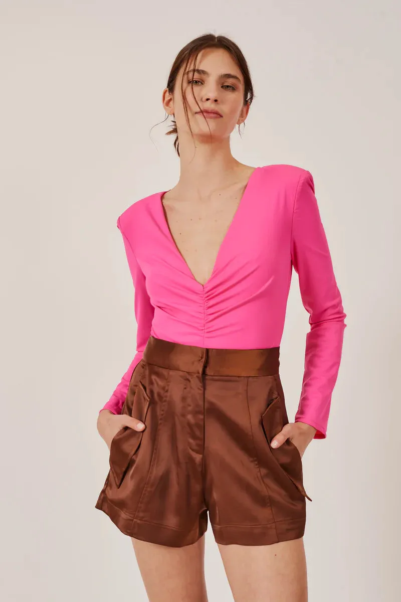 Short en satin Leda