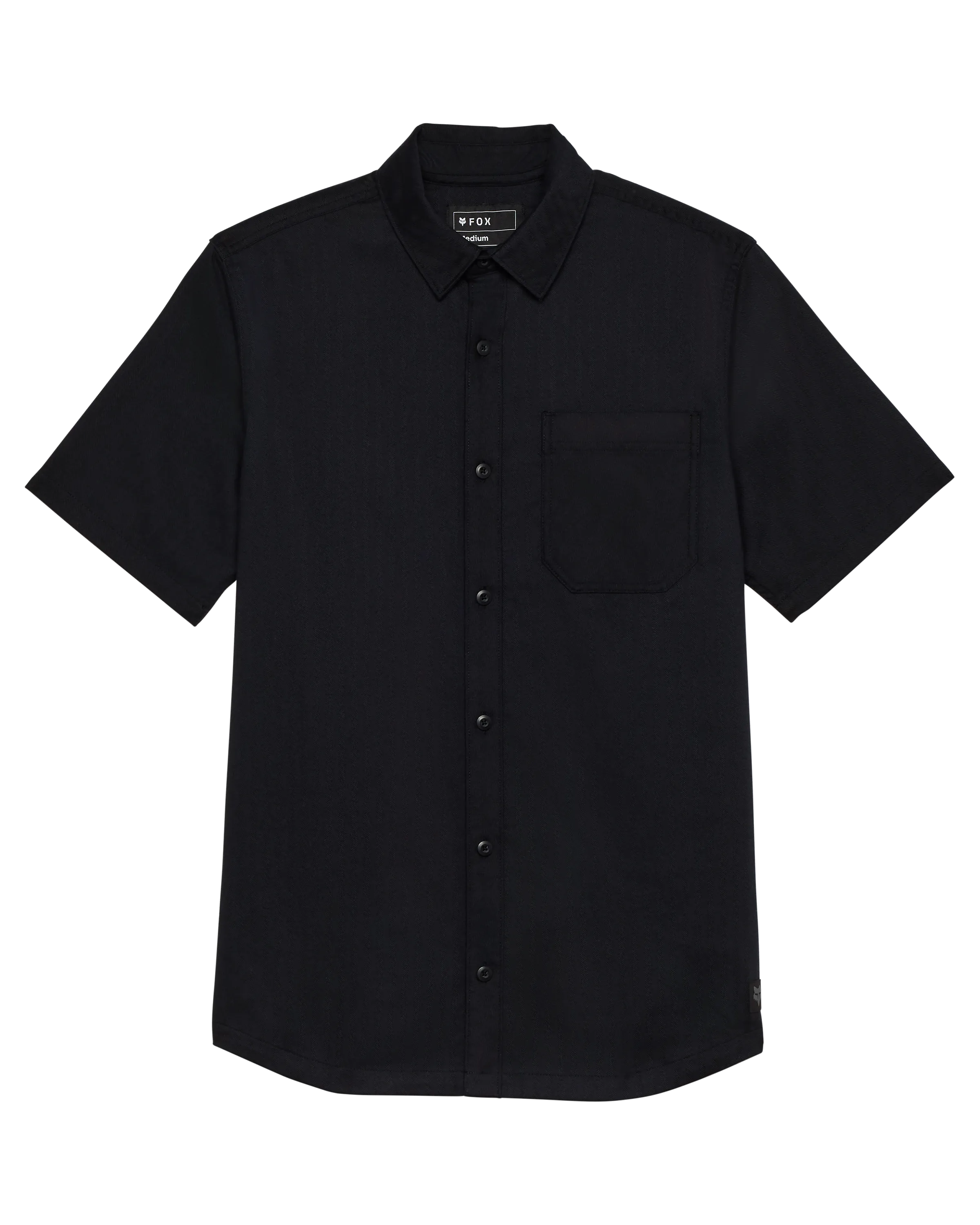 Chemise tissée Level Up en noir