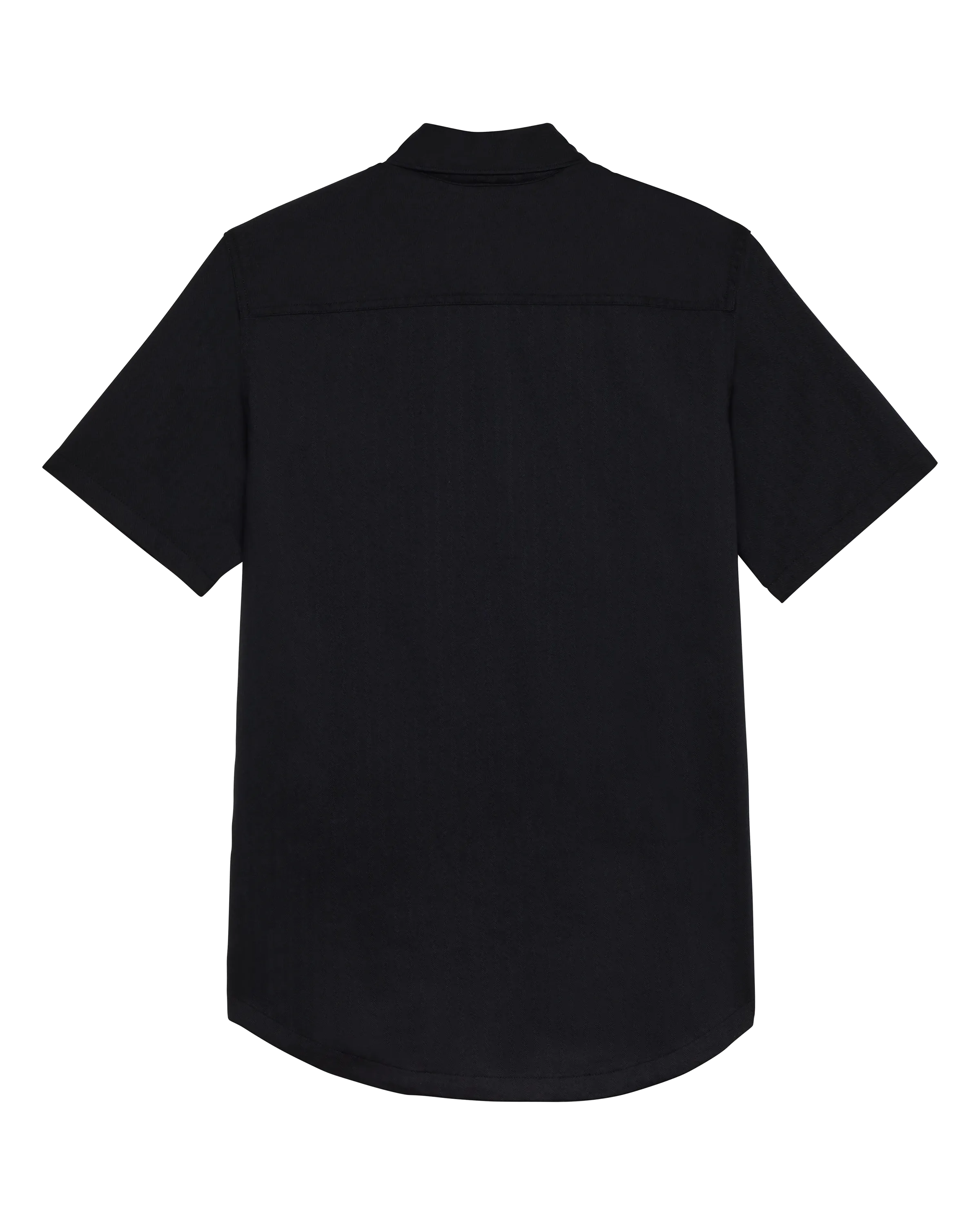 Chemise tissée Level Up en noir