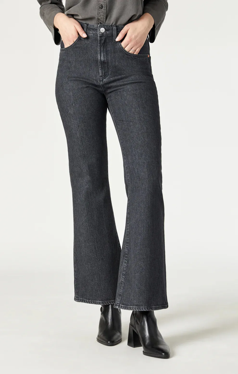 Los Angeles Flare Jeans Fumée Foncé Mavi Clothing