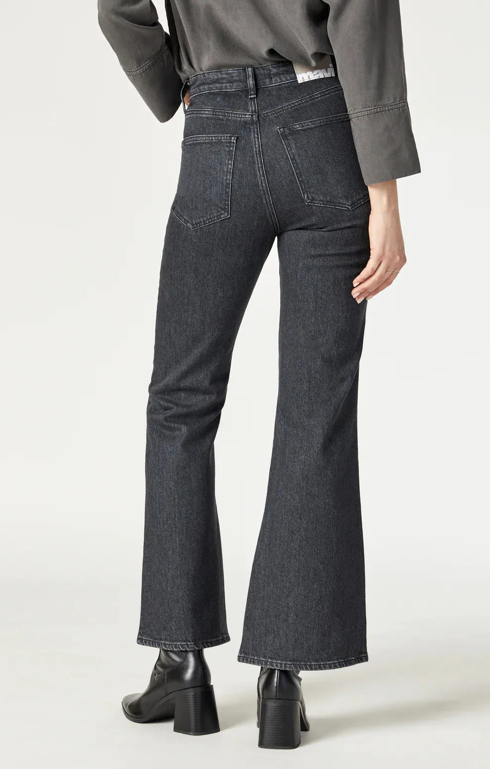 Los Angeles Flare Jeans Fumée Foncé Mavi Clothing
