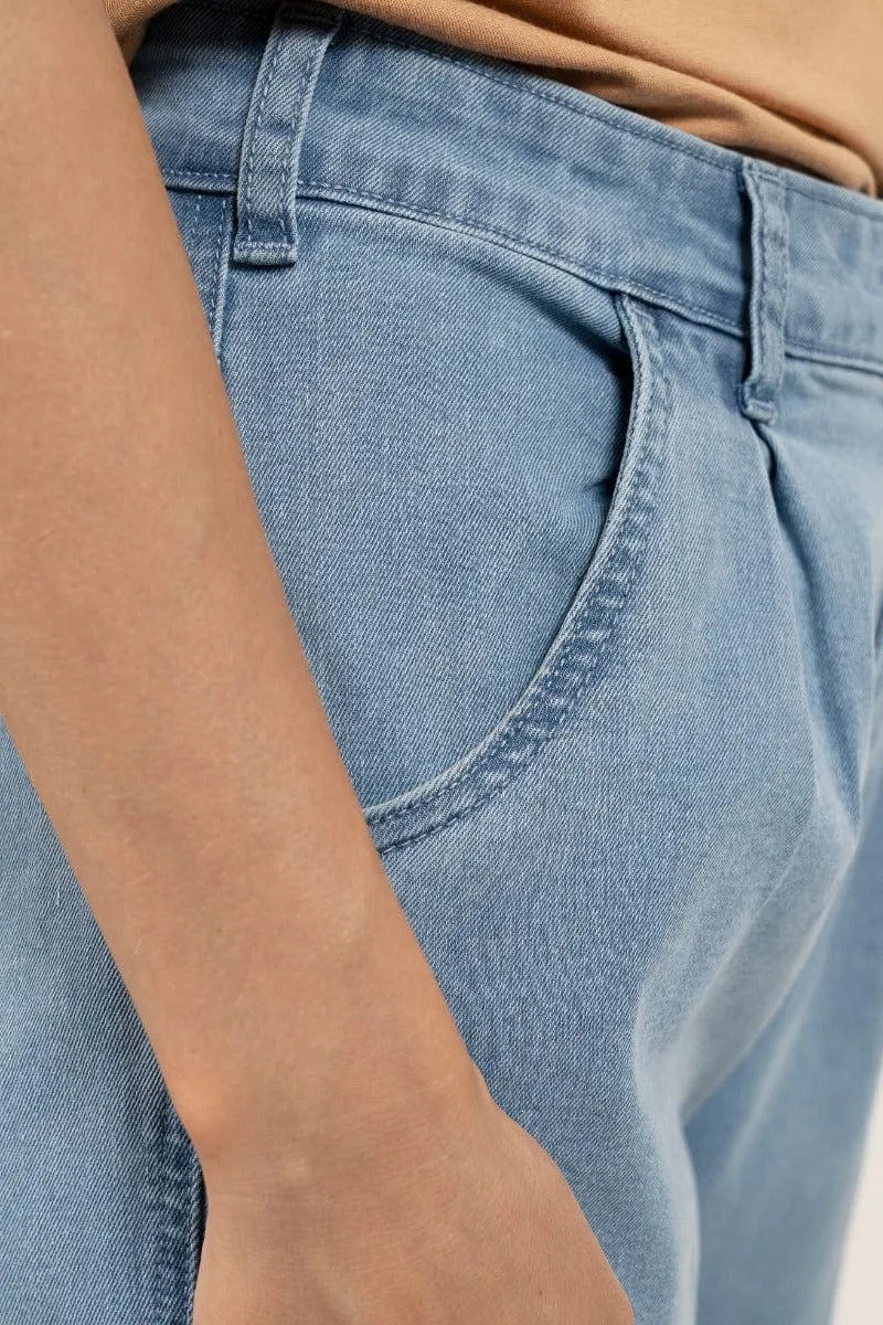 Los Angeles Jeans larges recyclés | Ciel