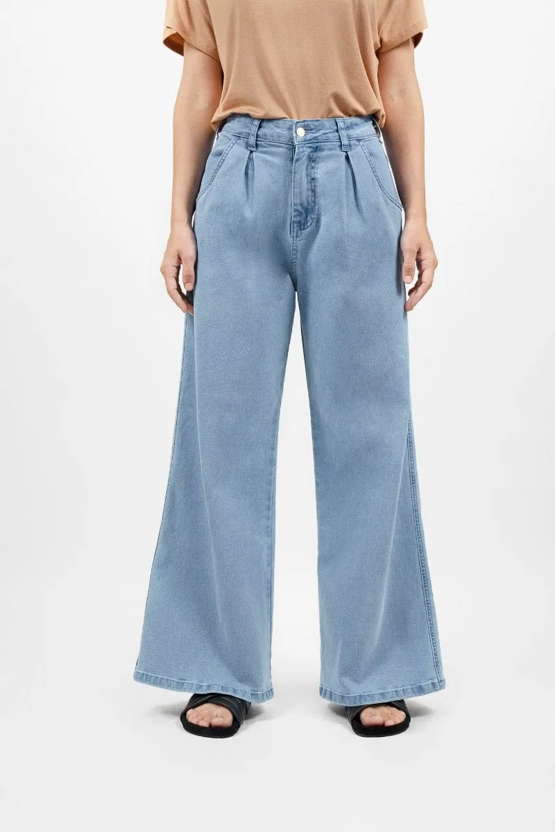 Los Angeles Jeans larges recyclés | Ciel