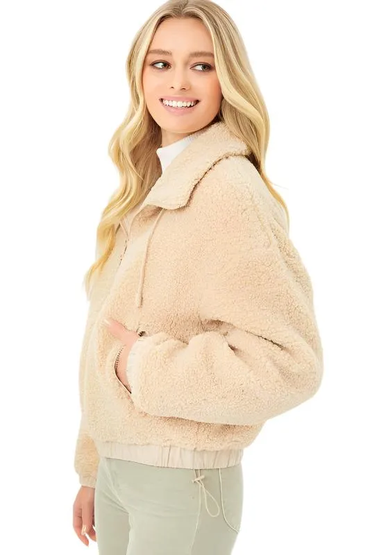 Veste en polaire à zip Love Tree Teddy 8077JY