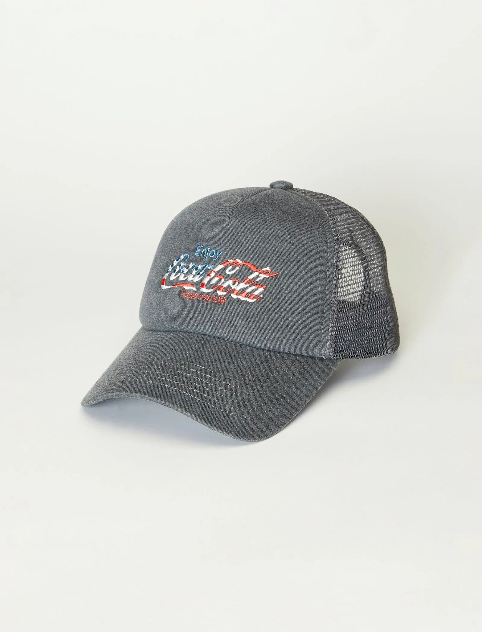 Casquette de camionneur Americana Coca Cola grise Lucky Brand