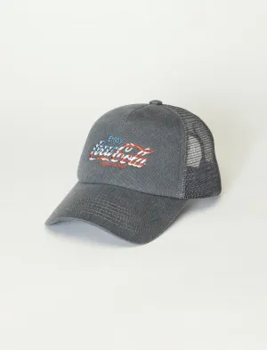 Casquette de camionneur Americana Coca Cola grise Lucky Brand