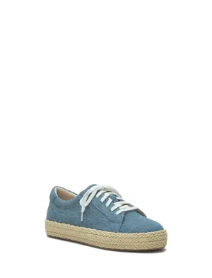 Lucky Brand Chaussure Sneaker Espadrille en Denim Coilin Bleu Ouvert/Turquoise Lucky Brand