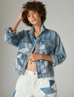 Lucky Brand Laura Ashley Patchwork Détendu Camionneur Primevère Lucky Brand