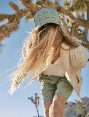 Casquette de camionneur Super Lucky de Lucky Brand - Vert olive poussiéreux Lucky Brand
