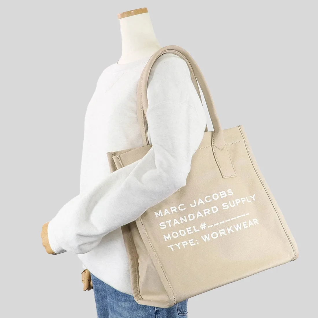Marc Jacobs Sacs MARC JACOBS Toile Standard Supply Grand Tote Beige 4S4HTT001H02