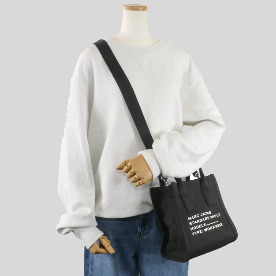 Marc Jacobs Sacs MARC JACOBS Toile Standard Supply Petit Cabas Noir 4S4HCR003H02