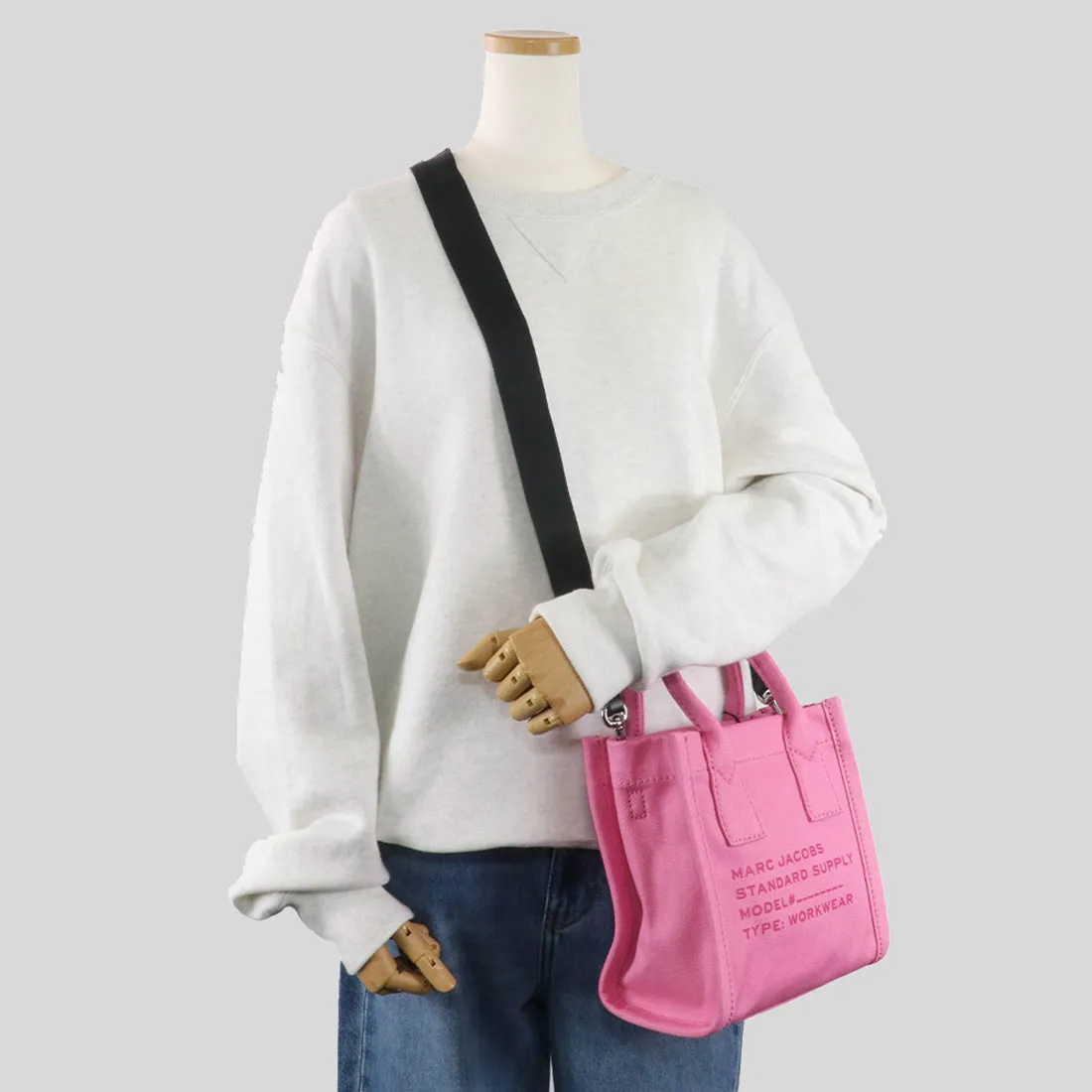 Marc Jacobs Sacs MARC JACOBS Toile Standard Supply Petit Tote Bonbon Rose 4S4HCR003H02