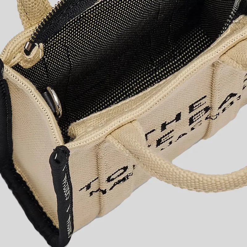 Marc Jacobs Sacs MARC JACOBS Le Mini Sac Jacquard Sable Doré 2R3HCR027H01