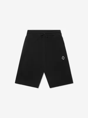 Marcelo Burlon Shorts de survêtement en coton avec impression logo pour garçons