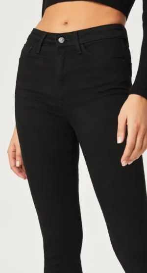 MAVI SCARLETT DOUBLE BLACK SUPERSOFT DENIM Mavi Vêtements