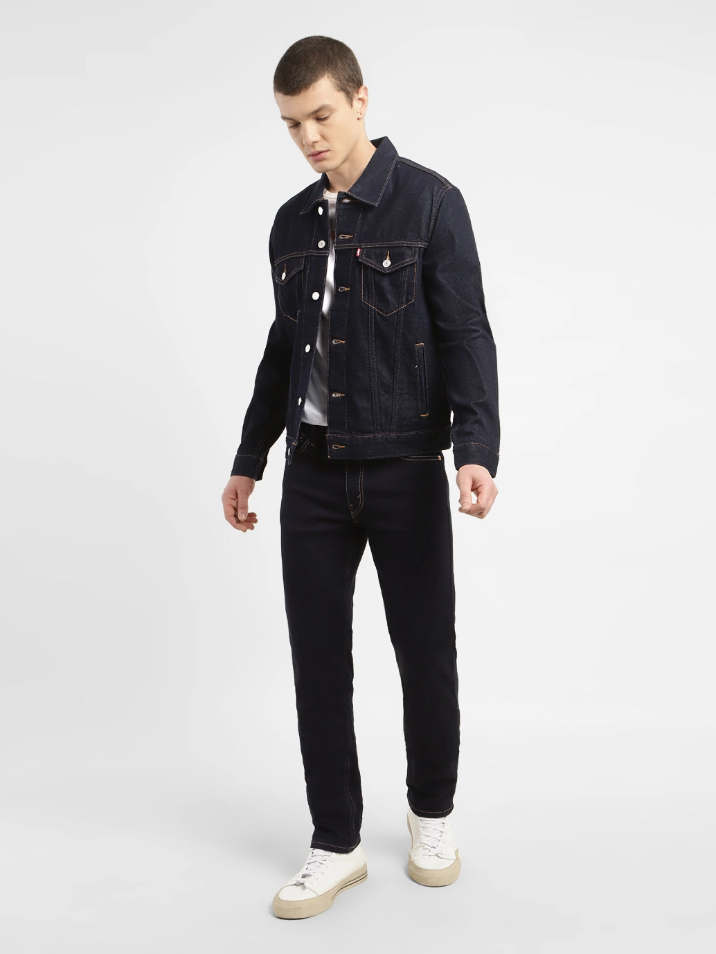Men's 511 Blue Slim Fit Mid Rise Jeans