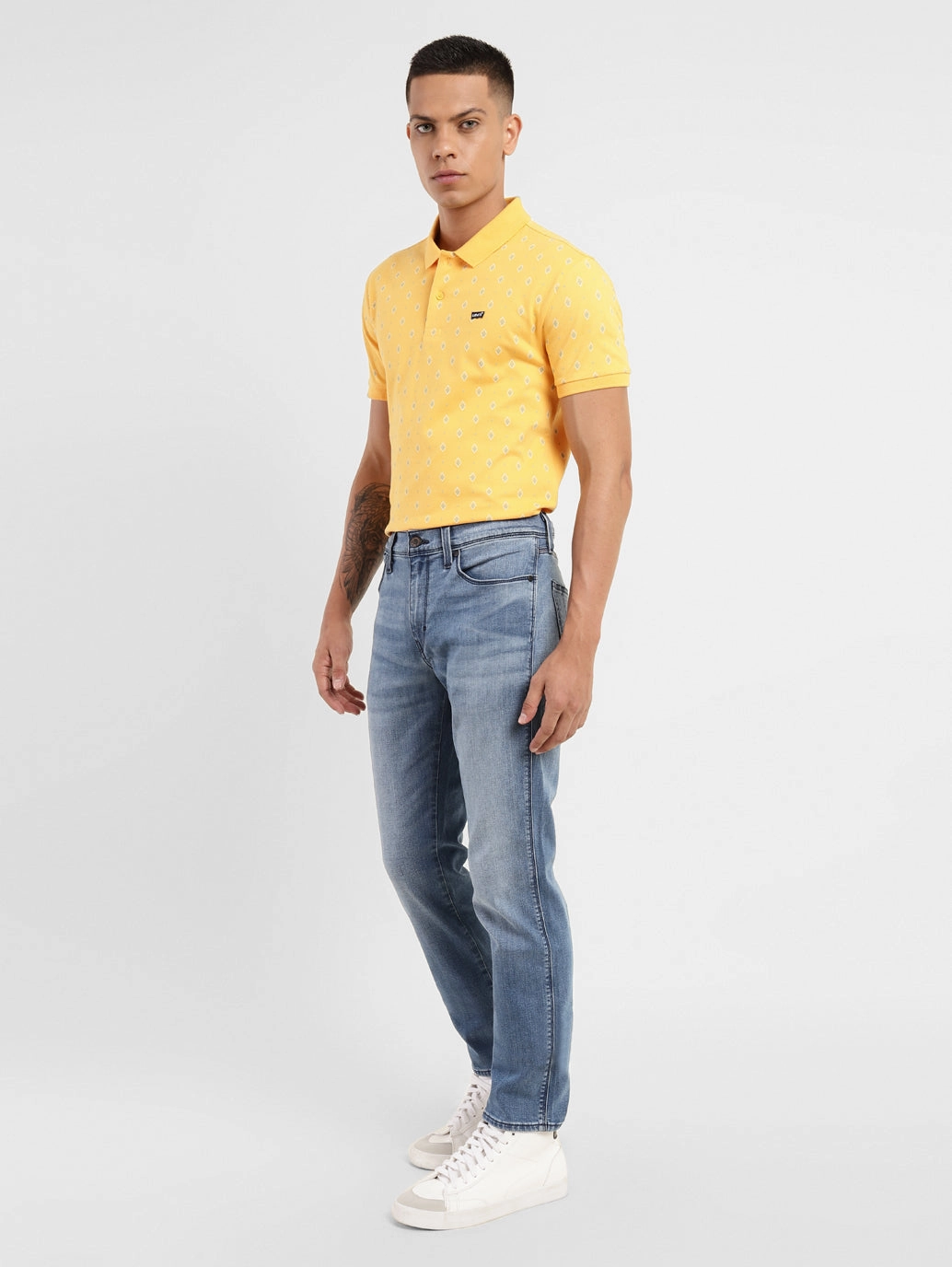 Men's 511 Blue Slim Fit Mid Rise Jeans