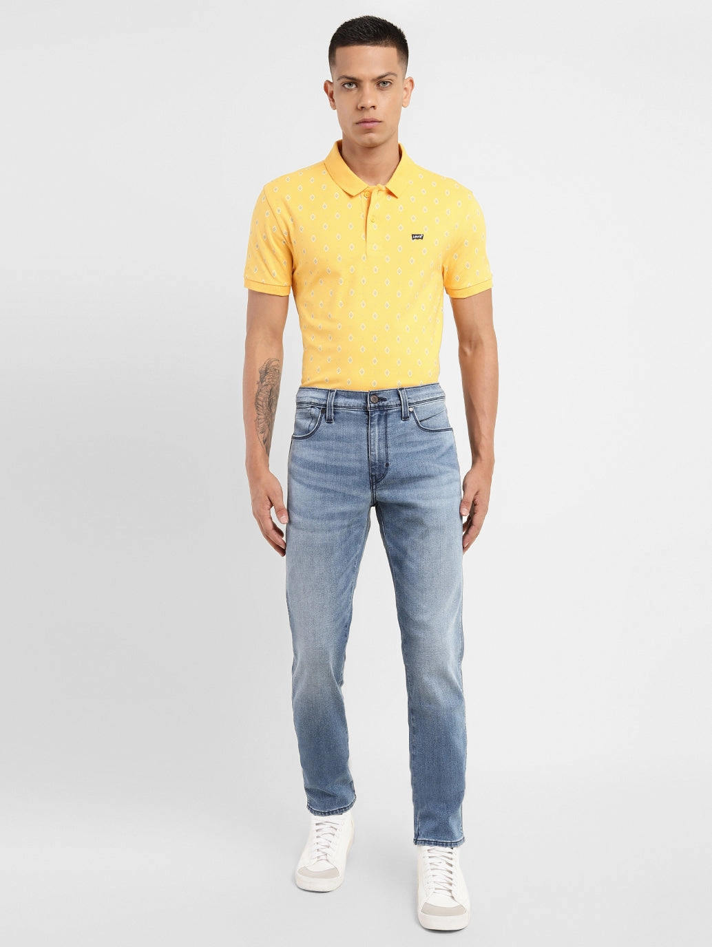 Men's 511 Blue Slim Fit Mid Rise Jeans