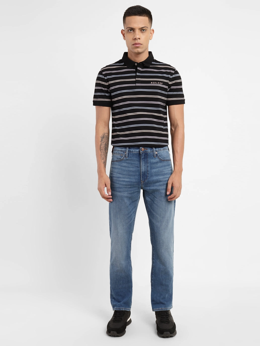 Men's 511 Blue Slim Fit Mid Rise Jeans