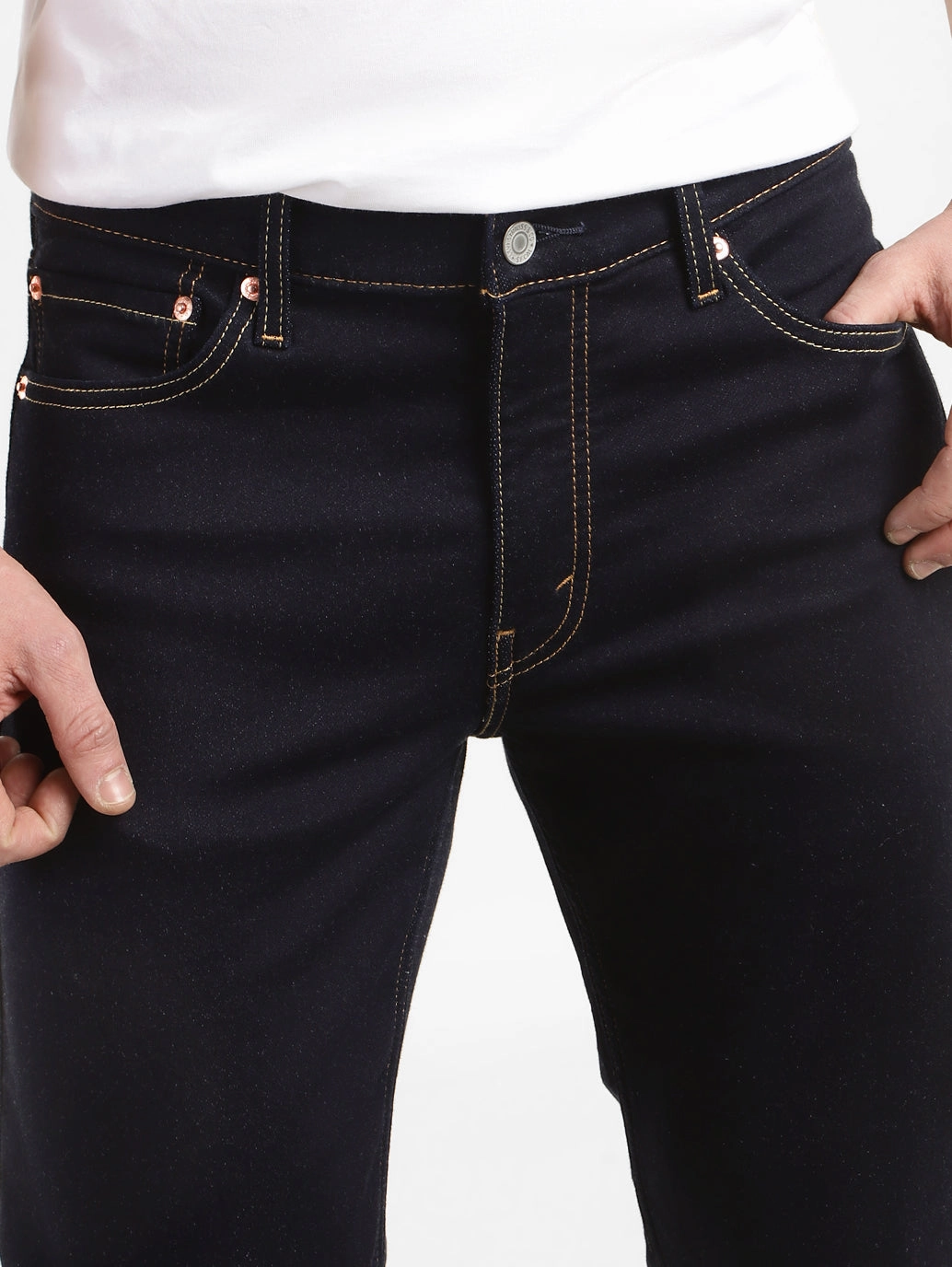 Men's 511 Blue Slim Fit Mid Rise Jeans