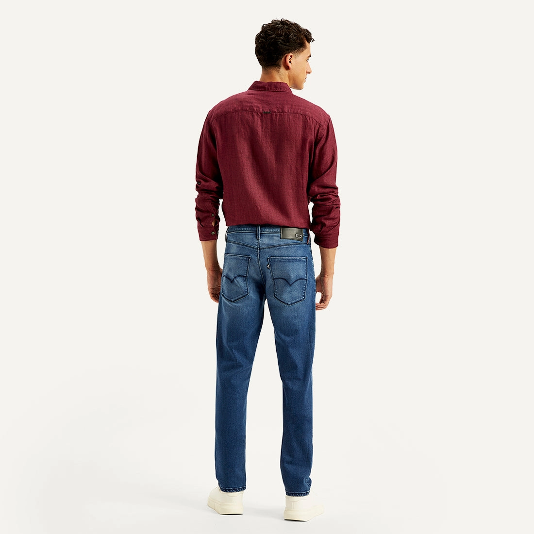 Men's 511 Blue Slim Fit Mid Rise Jeans
