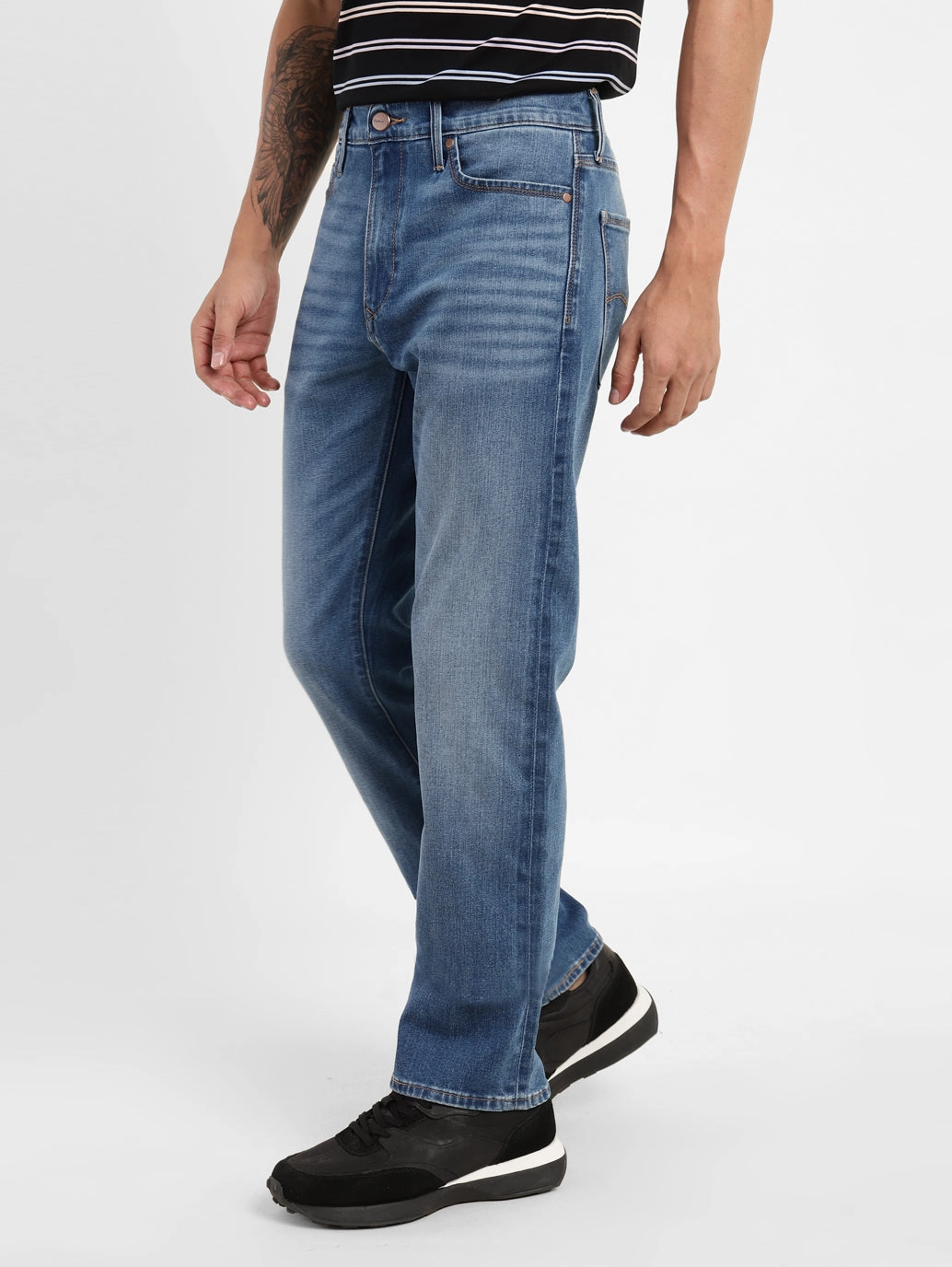 Men's 511 Blue Slim Fit Mid Rise Jeans