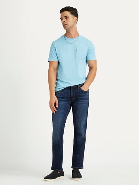 Men's 511 Blue Slim Fit Mid Rise Jeans