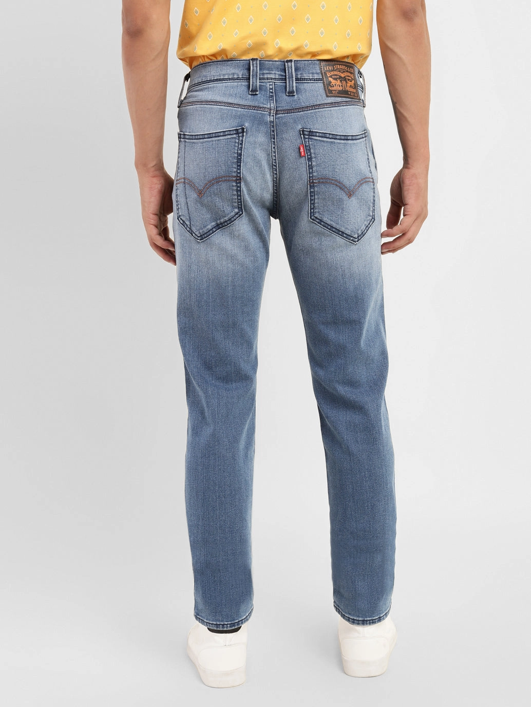 Men's 511 Blue Slim Fit Mid Rise Jeans