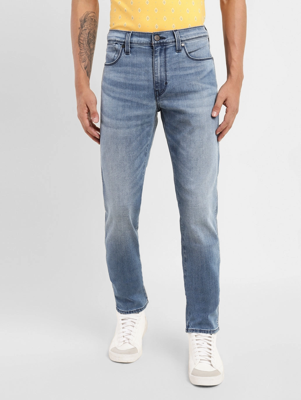 Men's 511 Blue Slim Fit Mid Rise Jeans